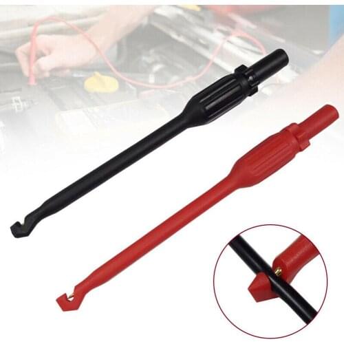 2Pcs Insulation Piercing Needle Multimeter Probe Pen Car Detection Tool Tester Accurate Testing Sharp Piercing Needle Tester
