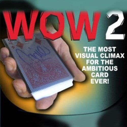 20pcs/lot WOW 2.0 Masuda face down version magic tricks for professional Magician Use magic props magic gimmick wholesale