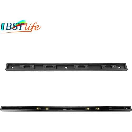 2X Aluminum Kayak Slide Track Rails Accessories Fishing Rod Rack Holder Mounting Base Tackle Canoe Inflatable Marine Boat