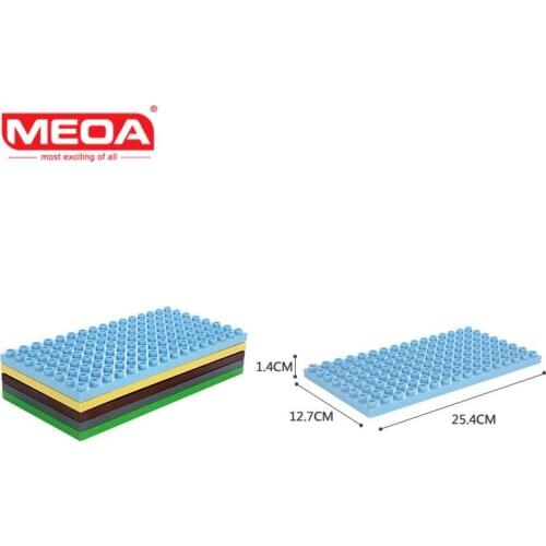 5PCS/Lot 16X8 Big Size Building Block Parts My Own Creation DIY Characters Toys Collection Gift Baby Toy With Duplo