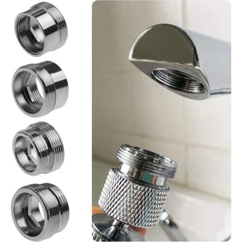 16/18/20/22/24/28/mm to 22mm Tap Aerator Connector Metal Inside Outside Thread Water Saving Adaptor Kitchen Faucet with Gasket