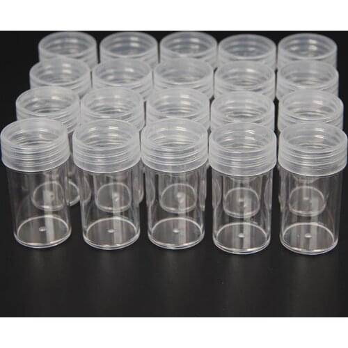 5/10/30/60 pcs Bottles Diamond Painting Accessories Container Bottles Diamond Painting Tools Crystal Bead Storage jar