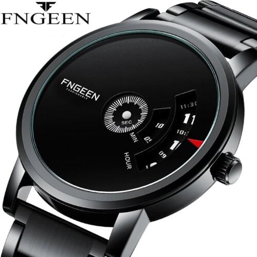 Wormhole Non-Pointer Concept Mens Watch Montre Homme Male Quartz Watches Waterproof Reloj Relojes Para Hombre Relogio Masculino