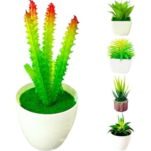 Simulation Lifelike Potted Plant Artificial Bonsai Home Garden Ornament