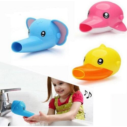 Lovely Cartoon Faucet Extender for Kid Children Kid Hand Washing In Bathroom Accessories