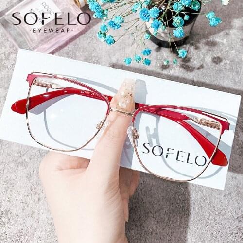 Fashion Prescription Eyeglasses For Women Myopia Progressive Glasses Female Optical Multifocal Eye Glasses Bifocal Spectacles