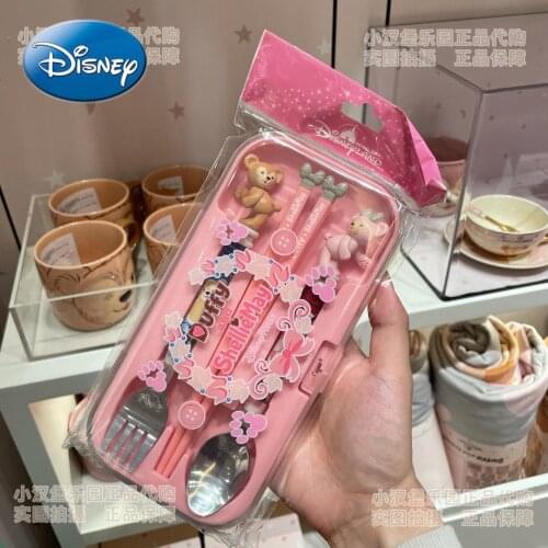 Disney Cartoon Duffy Bear Shelliemay Spoon Chopsticks Fork Set Childrens Gift Soup Spoon