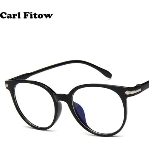 2021 Fashion Women Glasses Frame Men Eyeglasses Frame Vintage Round Clear Lens Glasses Optical Spectacle Frame