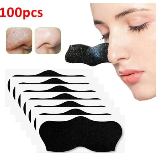 100Pcs Blackheads Remove Plaster Nose Strips Remove Blackheads Pores Black Head Remover Acne Peel Mask Cleaning Patch