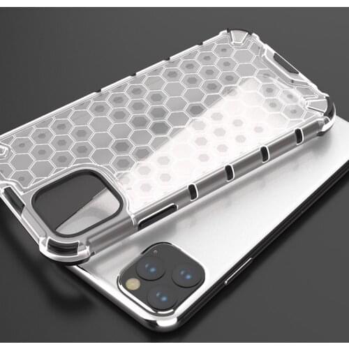 Honeycomb Heavy Duty Shockproof Armor Case For iPhone 13 12 Mini 11 Pro XS Max XR X 6 6s 7 8 Plus SE 2020 Clear Hard Phone Cover
