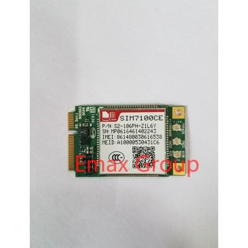 SIM7100CE Mini PCIE Guaranteed 4G 100% New Original TDD-LTE/FDD-LTE/WCDMA B38/B39/B40/B41 B1/B3/B7 Module JINYUSHI stock