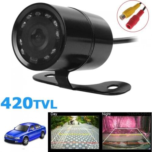 Universal PC1030 420TVL Night Vision Cars Front View Camera 120 Degree Wide Angle Waterproof Auto Reversing Parking