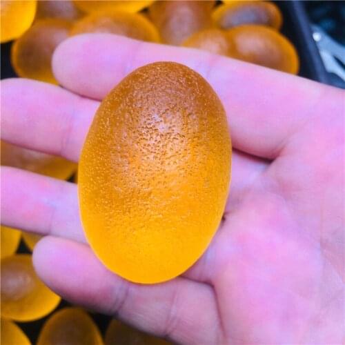 30-50g yellow Gem Moldavite Meteorite Impact Class Czech 1pc