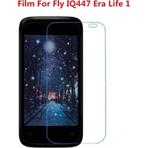 1/2/5/10 Pcs Ultra Thin Clear HD LCD Screen Protector Film With Cleaning Cloth Film For Fly IQ447 Era Life 1