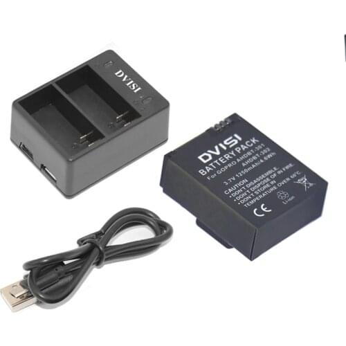 1pcs AHDBT-301 Rechargeable Camera Battery Pack+USB Dual Charger AHDBT-302 for Gopro Hero 3/3 Hero3 Hero3 Camera Hero3 Go Pro