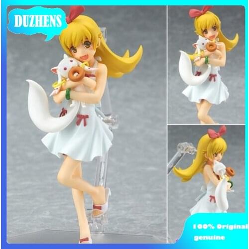 100% Original:Bakemonogatari Oshino Shinobu figma PVC Action Figure Anime Figure Model Toys Figure Collection Doll Gift