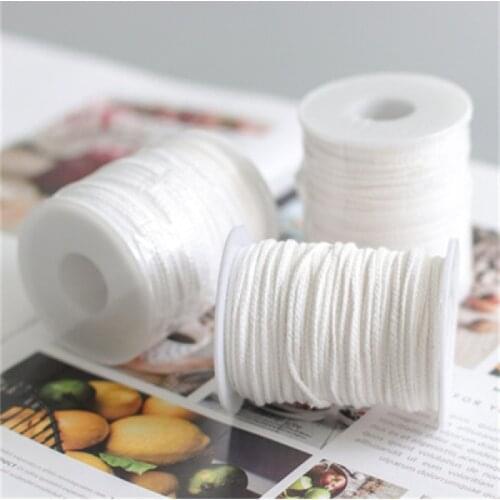 24 strands of non-fat diy scented candle cotton thread wax wick diy candle smokeless cotton wick