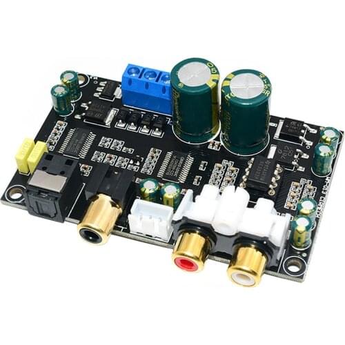 Audio DAC Board CS8416 CS4398 24BIT192KHz coaxial fiber DAC decoder board