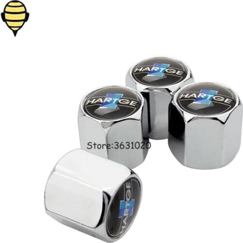 Car Accessories Auto Wheel Rims Tire Valve Stem Caps for Hartge logo for BMW E90 E87 X3 X5 M3 M5 M2 E60 Mini Cooper Range Rover