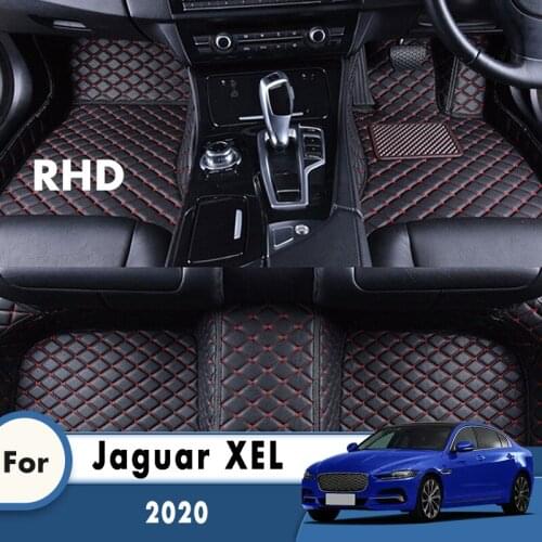 RHD Car Floor Mats For Jaguar XEL 2020 Carpets Custom Auto Styling Accessories Interior Covers Parts Dash Foot Pads Automobiles