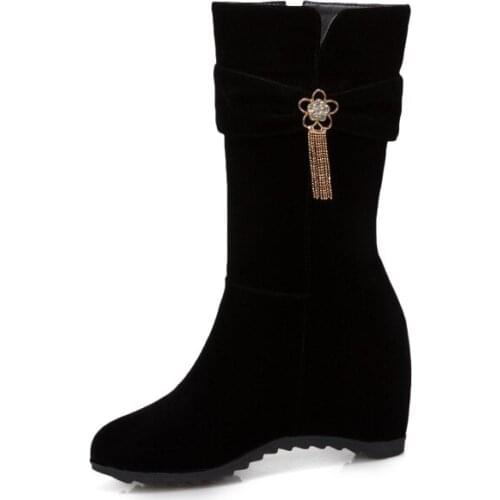 Big Size Personalized decoration boots boots women woman winter boots women women shoes botas