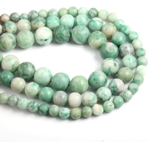Natural Stone 6 8 10mm High Quality Beads Round Loose Isolation beads For Making Jewelry Findings DIY Necklace Accessories