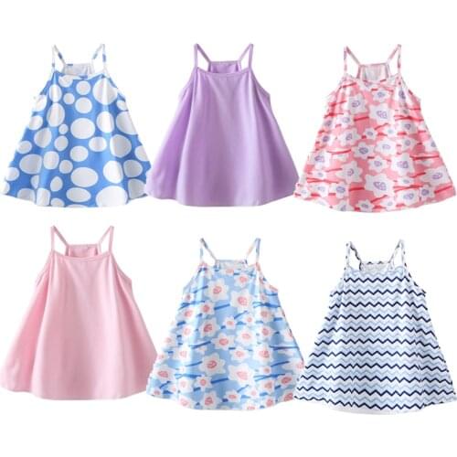 For 1-4 Years Baby Girl Princess Casual Sleeveless Dresses Clothing Summer Kids Dresses For Girls Costume