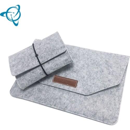 Felt Bag For Macbook 11 12 13 15 inches laptop Bag Case Cover Compartments with Mouse Pouch A1502 A1278 A1398 A1466 A1706 A1932