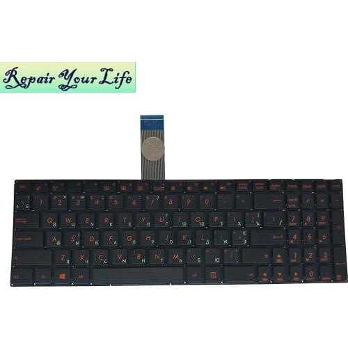 UA keyboard for ASUS X550 X550C X550CA X550CL X551 X551C X552C R513JD P550L R510C Ukrainian black KB red keys 0KNB0-610VUA12