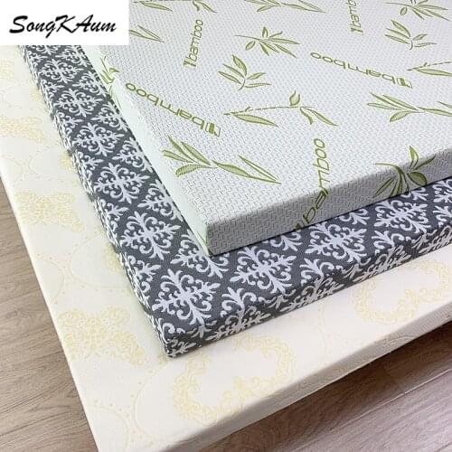 SongKAum High quality Memory foam Mattresses customizable Thicken Tatami Student Dormitory Mattress King Queen Twin Full Size