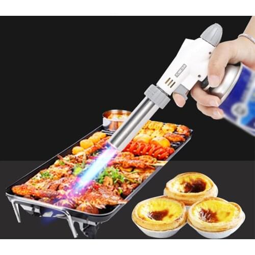 Metal Flame Gun Welding Gas Torch Lighter Heating Ignition Butane Portable Camping Welding Gas Torch Camping Equipment