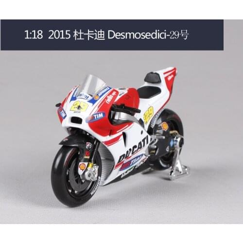 Maisto 1:18 MOTO GP Ducati&Yamaha&Honda Motorcycle metal model Toys For Children Birthday Gift Toys Collection