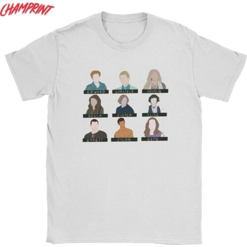 Mens T-Shirts The Twilight Saga Funny 100% Cotton Tee Shirt Short Sleeve T Shirt Crew Neck Clothes Gift