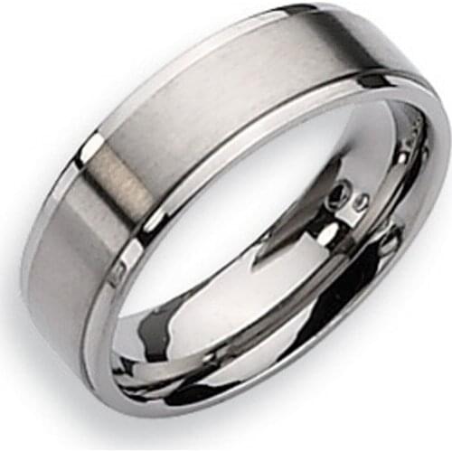 Anel masculino mens 7mm Handmade Custom-Tailor Europe Quality Standard Mens Titanium titanium Jewelry Ring