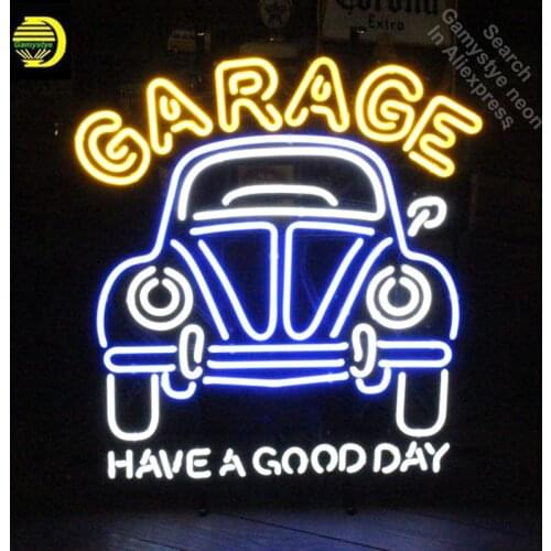 Garage Car Have A Good Day Neon Sign neon Signs Glass Tube neon lights Recreation Garage Windows Iconic Sign Neon Light LAmps