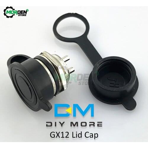 5Pcs For GX12 GX16 GX20 Aviation Connector Socket Plug Dust cover Caps Male Connector Cover Rubber Waterproof Protection Sleeve