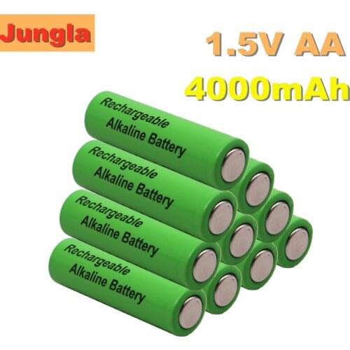 2021 Brand AA rechargeable battery 4000mah 1.5V Alkaline Rechargeable batery for led light toy mp3 Free shipping