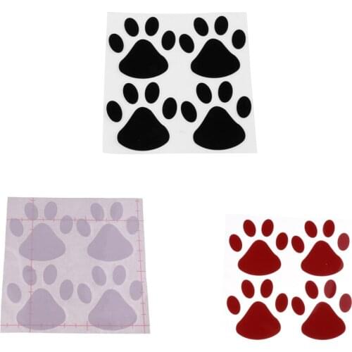 Cute Paw Car Sticker Dog Footprint Decals Puppy Claw