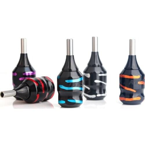 Omfortable Cartridge Tattoo YILONG Grip 32mm Adjustable Suitable Aluminum alloy grip Tattoo tube For Cartridges Needlle