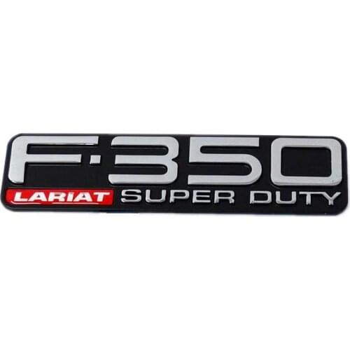 ABS F-350 F350 F350lariat Super Duty Auto Emblem Badge Sticker Embleme