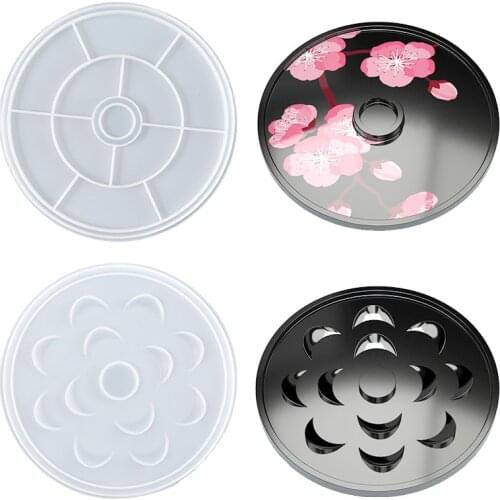 1set False Eyelashes Storage Box Silicone Mold DIY Makeup Cosmetic Organizer Crystal Epoxy Resin Mould Jewelry Making Tools