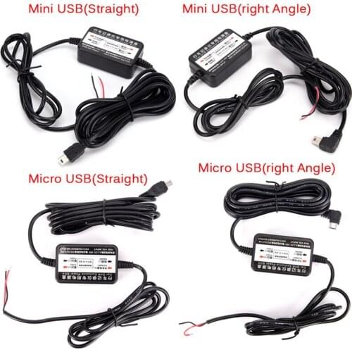 1pc 2*1.18in Micro/Mini USB Hard Wired Car Charger Power Inverter Converter For Tablet Phone DVR Recorder GPS