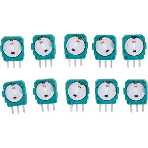 10PCS Replacement Joystick Axis Analog Sensor For Playstation 4 PS4 Controller 3 Pin Mini Switch Button