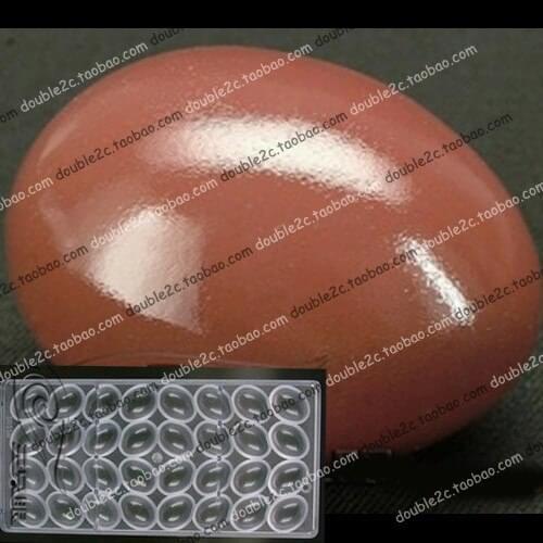 32cups Easter Smooth Egg Chocolate Clear Polycarbonate Plastic Mold,DIY Handmade Chocolate PC Mold,Chocolate decorating Tools