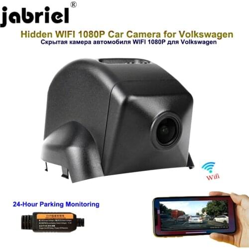 Jabriel 1080P Car Camera Hidden dash cam 24 hour car dvr for vw golf 4 5 6 7 mk3 mk4 Volkswagen passat b8 polo tiguan touareg