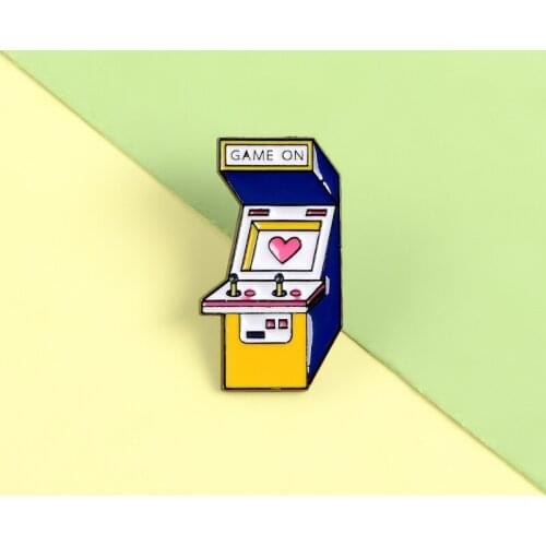 Cartoon Game Console Brooch Backpack Badges Enamel Pin Shirt Lapel Broche for Men Women Badge Pines Brooches Jewelry Accessories