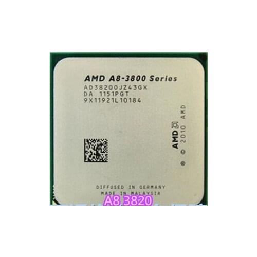 AMD A8 3820 a8 3820 Quad-Core FM1 2.5GHz 4MB 65W CPU processor pieces A8-3820 APU Integrated graphics 3820
