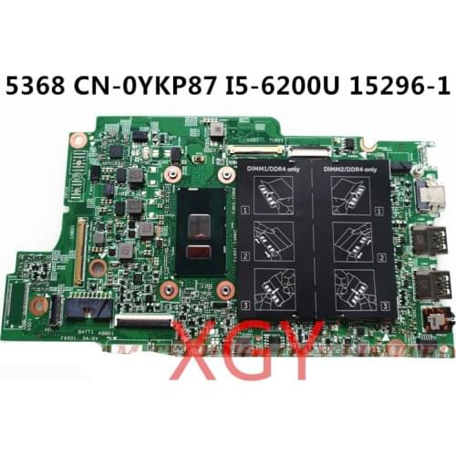 FOR DELL 5378, 7569, 7368 motherboard P69G motherboard 0YKP87 YKP87 15296-1 i5-6200 CPU 100% Test ok