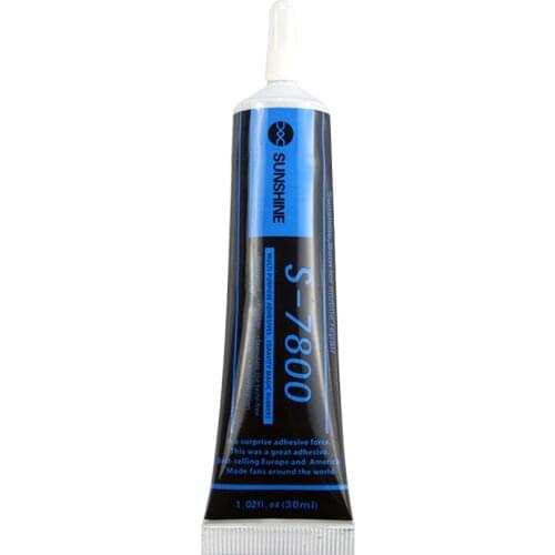 S-7800 30ml Phone Repair Adhesive Black Soft Glue LCD Screen Sticky Adhesive Framed Crack Seal Glue For iphone Bonding Adhesive