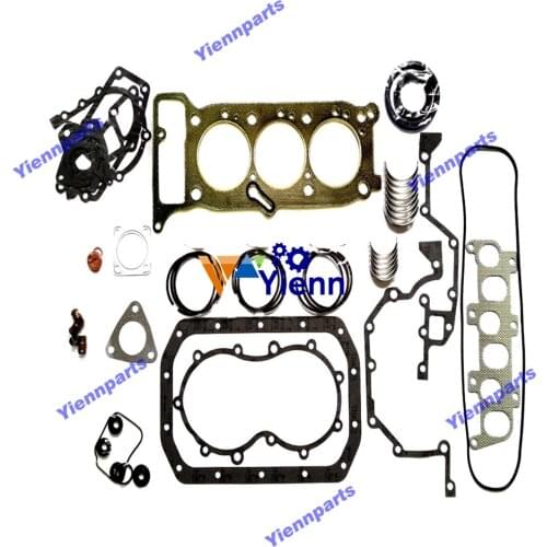 3KR1 Engine Overhaul Re-ring Kit For Isuzu Diesel Engine Piston Ring Bearing Full Gasket Set Repair Parts